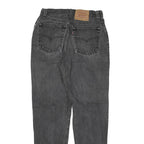 LEVI'S 512 Womens Jeans Black Slim Skinny Denim Medium W27 L29 Classic Style