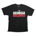 CHAMPION Mens Black Georgia Bulldogs Graphic T-Shirt M Short Sleeve Crew Neck
