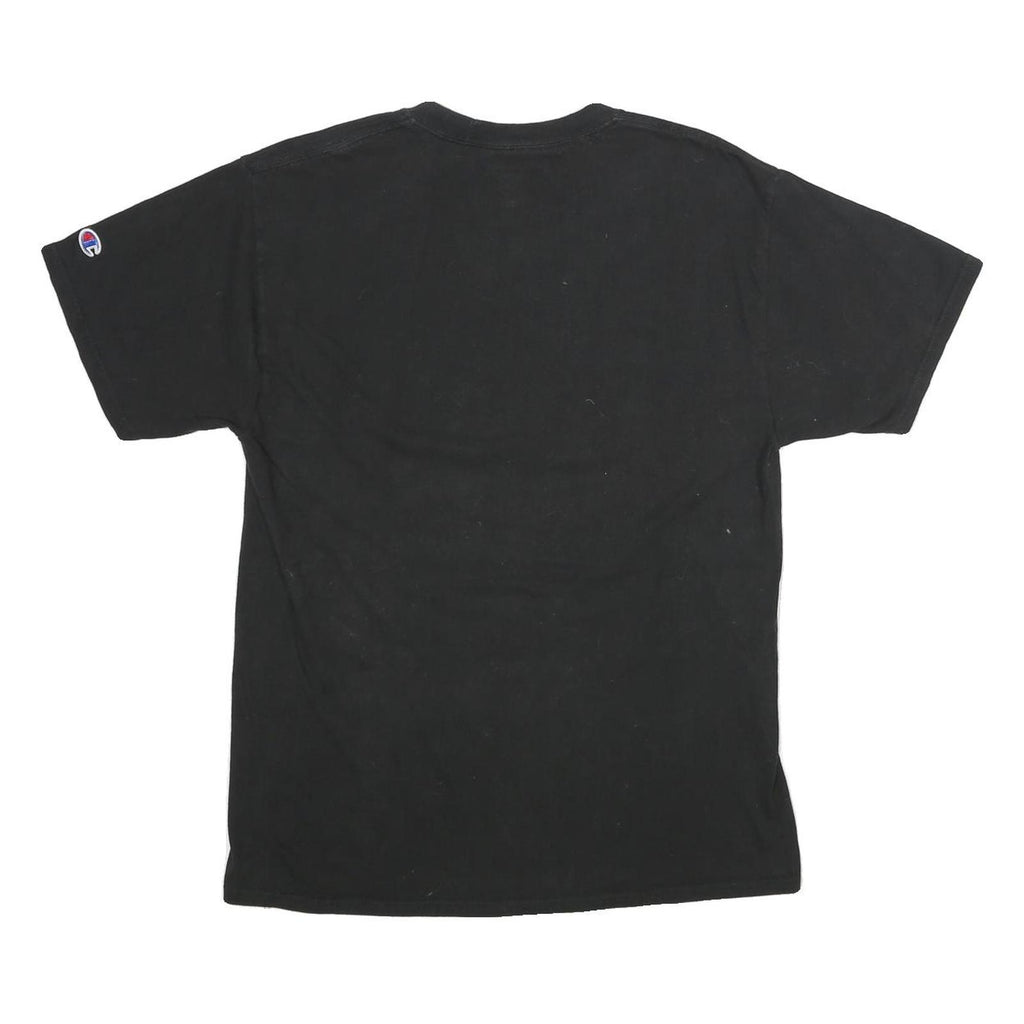 CHAMPION Mens Black Georgia Bulldogs Graphic T-Shirt M Short Sleeve Crew Neck