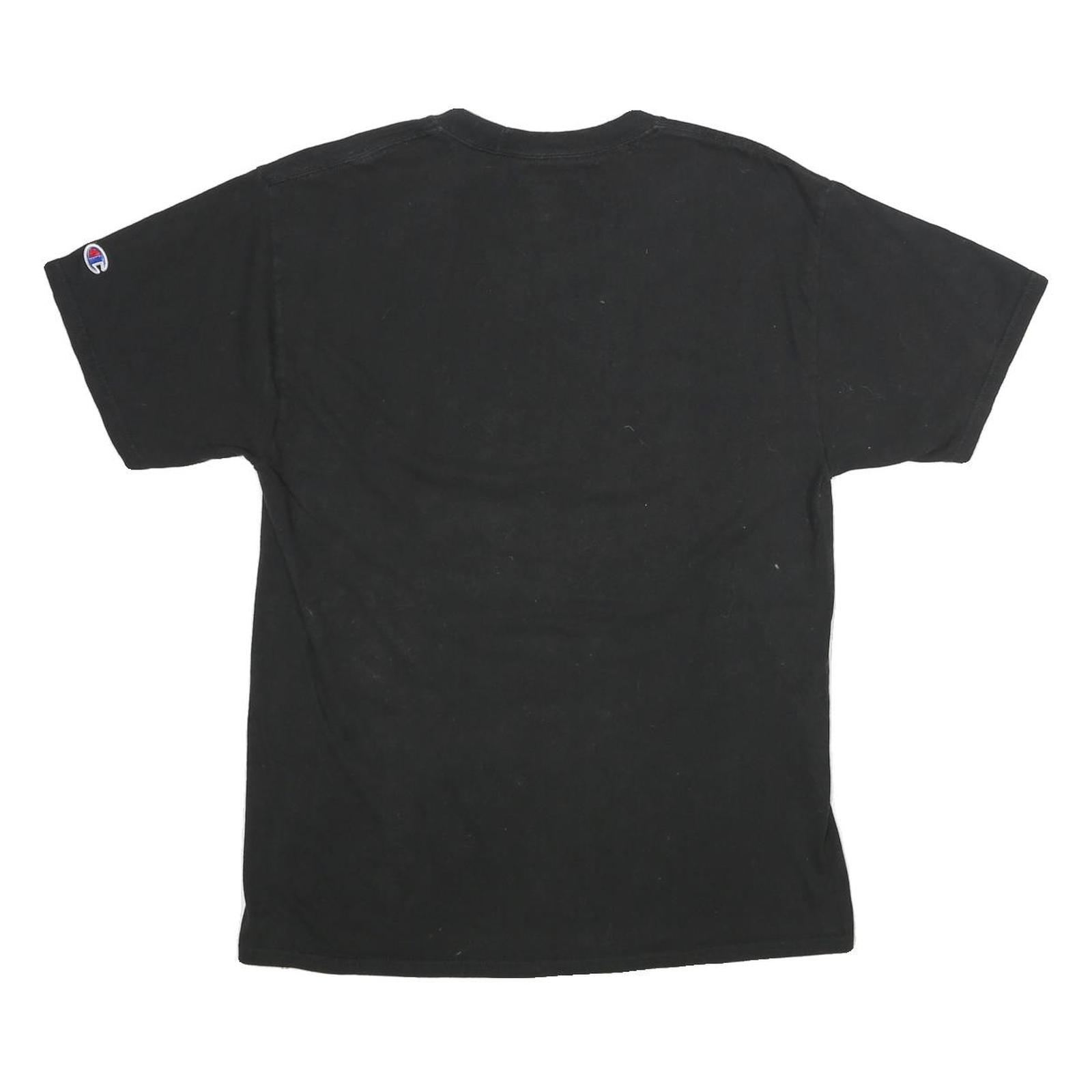 CHAMPION Mens Black Georgia Bulldogs Graphic T-Shirt M Short Sleeve Crew Neck