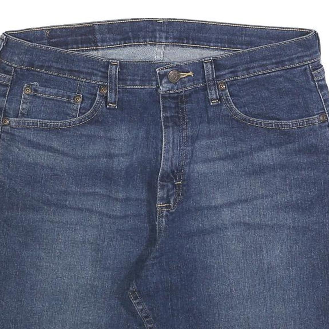 WRANGLER Mens Denim Blue Shorts M W32 Classic Cotton Blend Casual