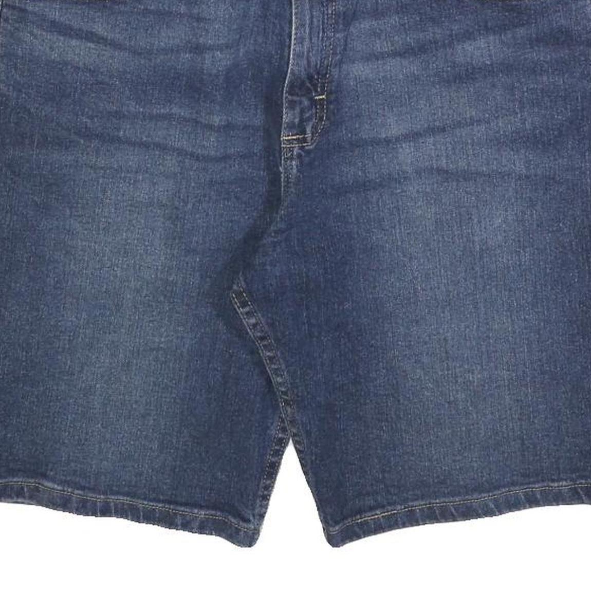 WRANGLER Mens Denim Blue Shorts M W32 Classic Cotton Blend Casual