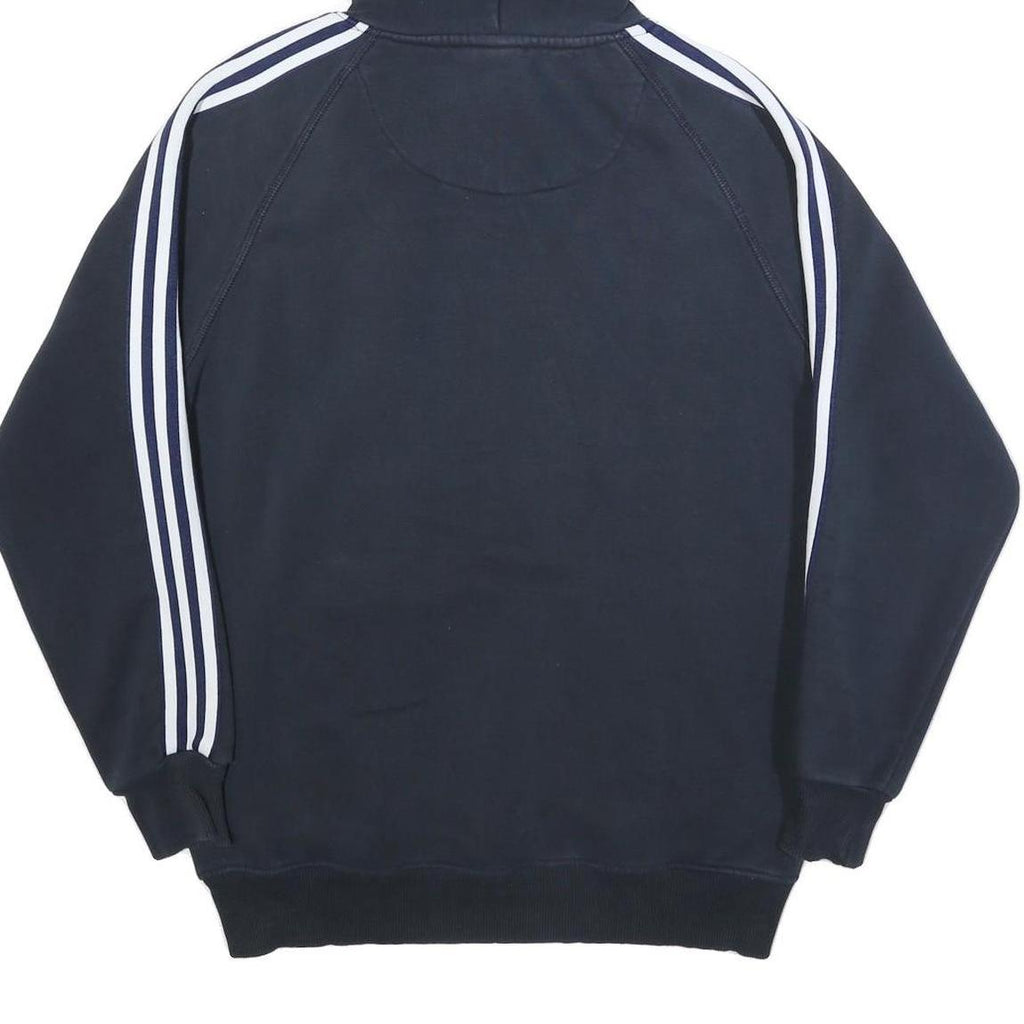 ADIDAS Womens Black Hoodie XL Cotton Blend Sportswear Casual Pullover