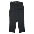 DICKIES Mens Cotton Blend Black Regular Fit Straight Leg Trousers W32 L31