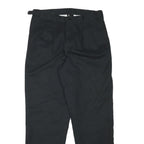 DICKIES Mens Cotton Blend Black Regular Fit Straight Leg Trousers W32 L31