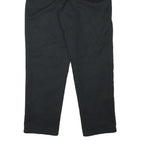 DICKIES Mens Cotton Blend Black Regular Fit Straight Leg Trousers W32 L31