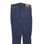LEVI'S 711 Womens Slim Dark Blue Denim Slim Fit Jeans W28 L27