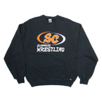 RUSSELL ATHLETIC ST. Charles Wrestling Mens Sweatshirt Black USA XL