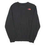 THE NORTH FACE Mens Black Rainbow Logo Crew Neck M Sweatshirt Cotton Blend