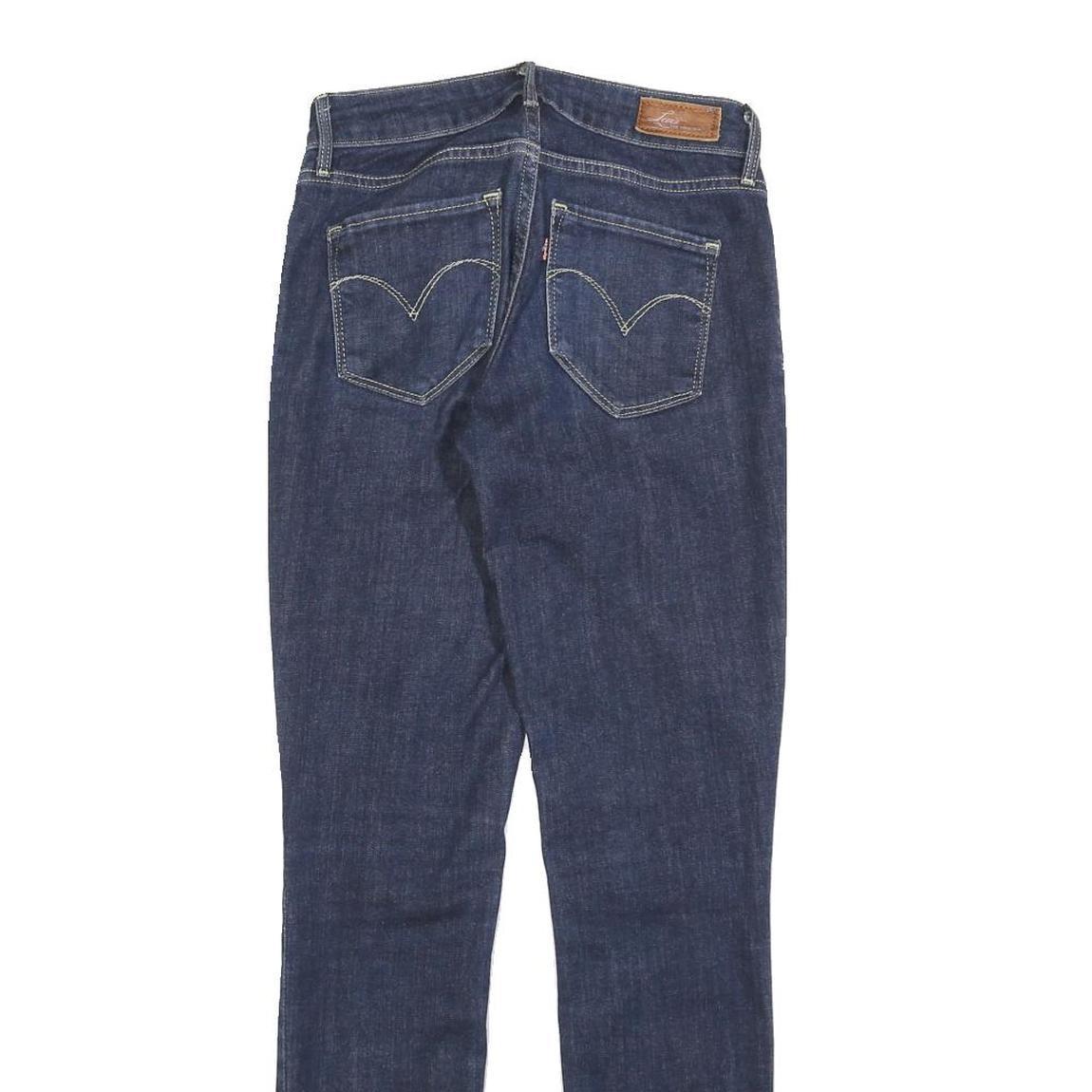 LEVI'S Womens Jeans Blue Slim Skinny Denim Medium W26 L30 Classic Fit Zip