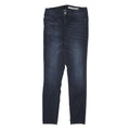 DKNY Womens Slim Blue Denim Jeans Cotton Blend Zip W28 L31 Stylish Fit