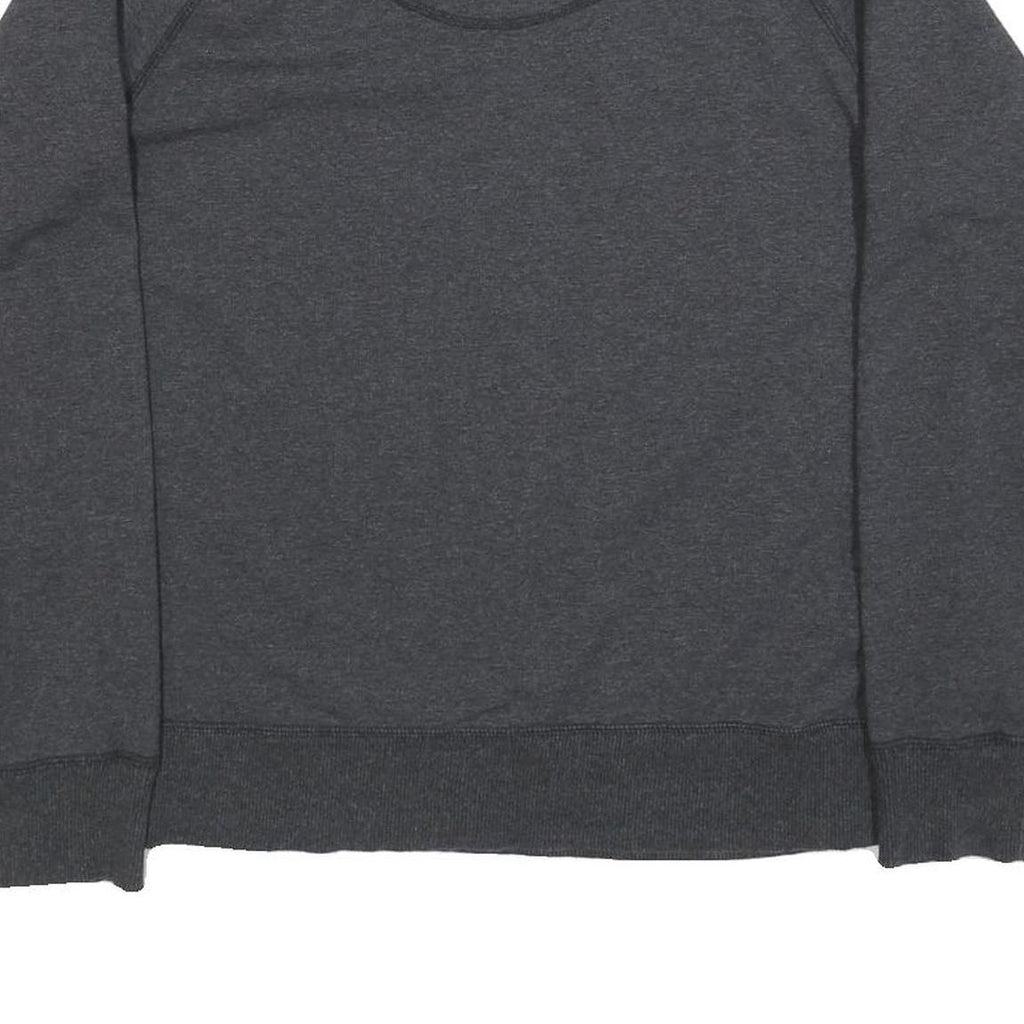 PUMA Womens Grey Cotton Blend Crew Neck Sweatshirt UK 16 Casual Sportswear