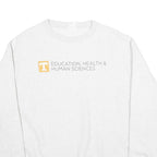 CHAMPION REVERSE WEAVE Mens White Education Health & Human Sciences Crew Neck L