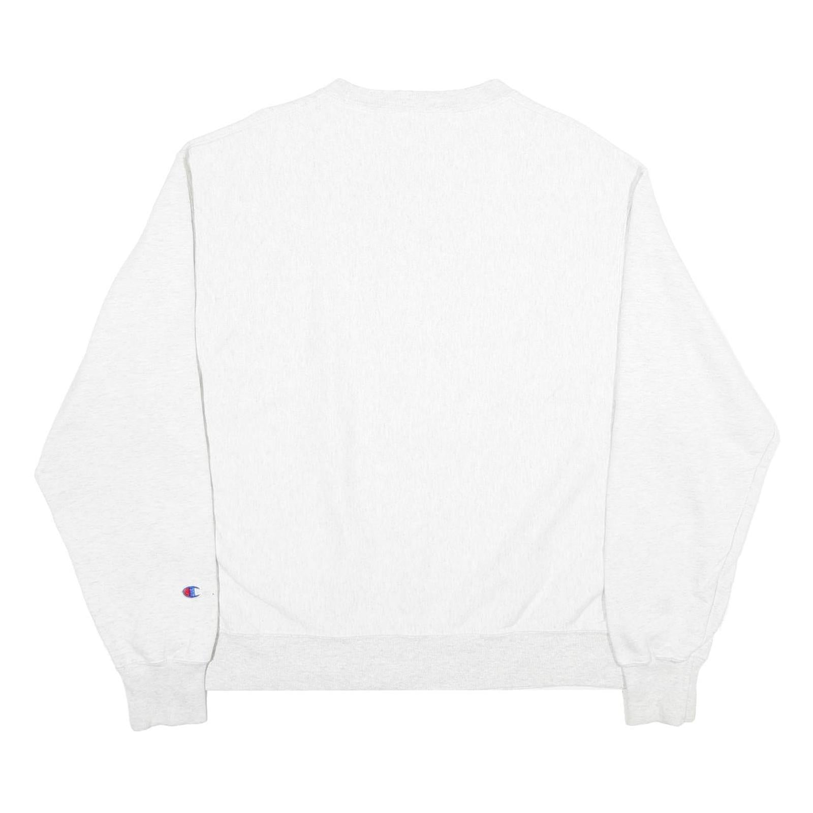 CHAMPION REVERSE WEAVE Mens White Education Health & Human Sciences Crew Neck L