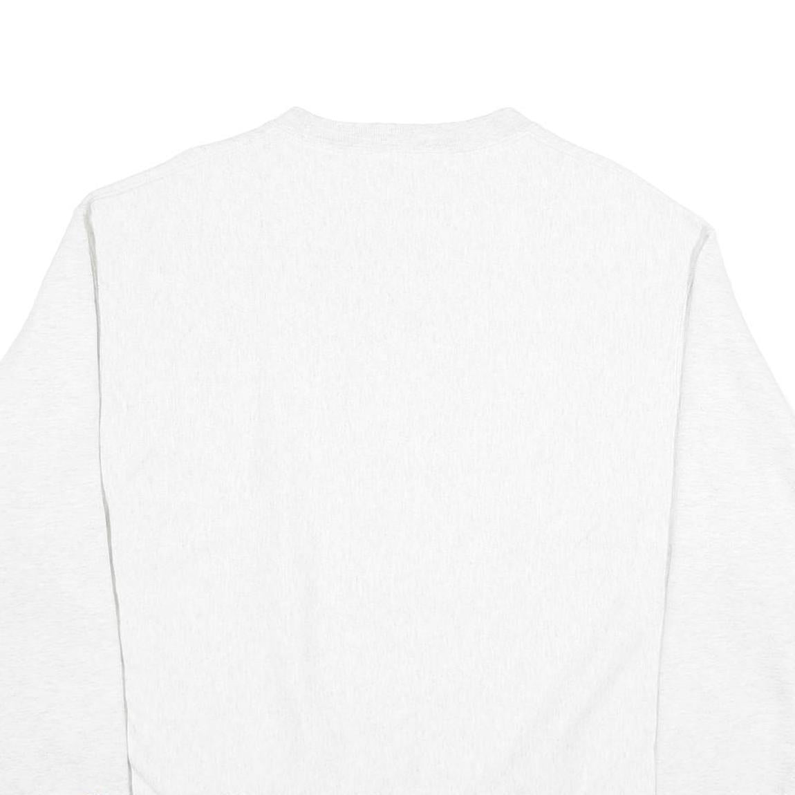 CHAMPION REVERSE WEAVE Mens White Education Health & Human Sciences Crew Neck L