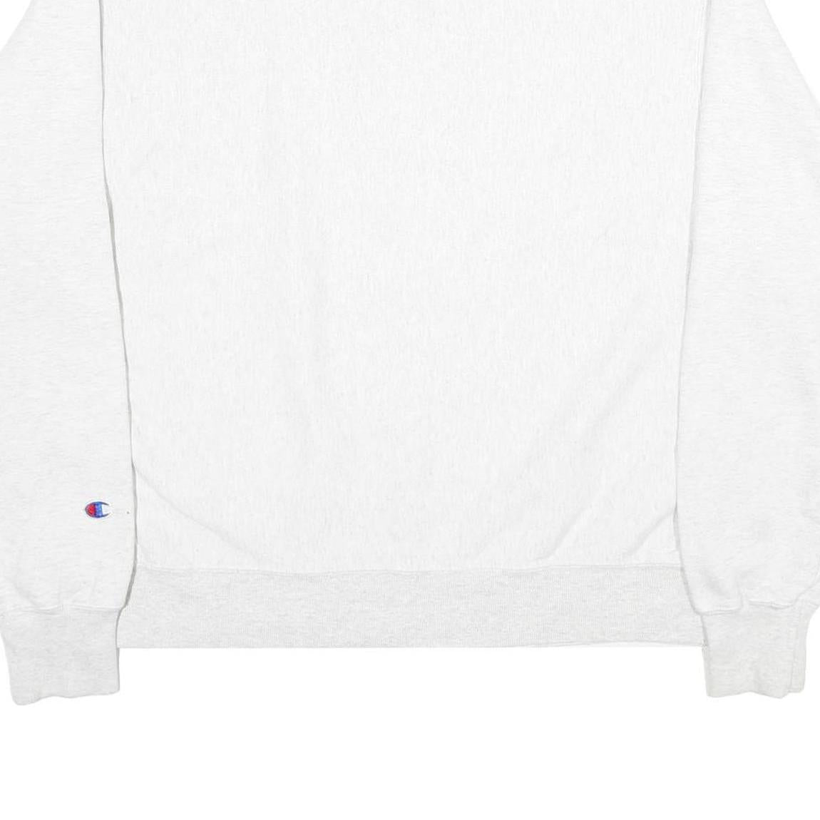 CHAMPION REVERSE WEAVE Mens White Education Health & Human Sciences Crew Neck L