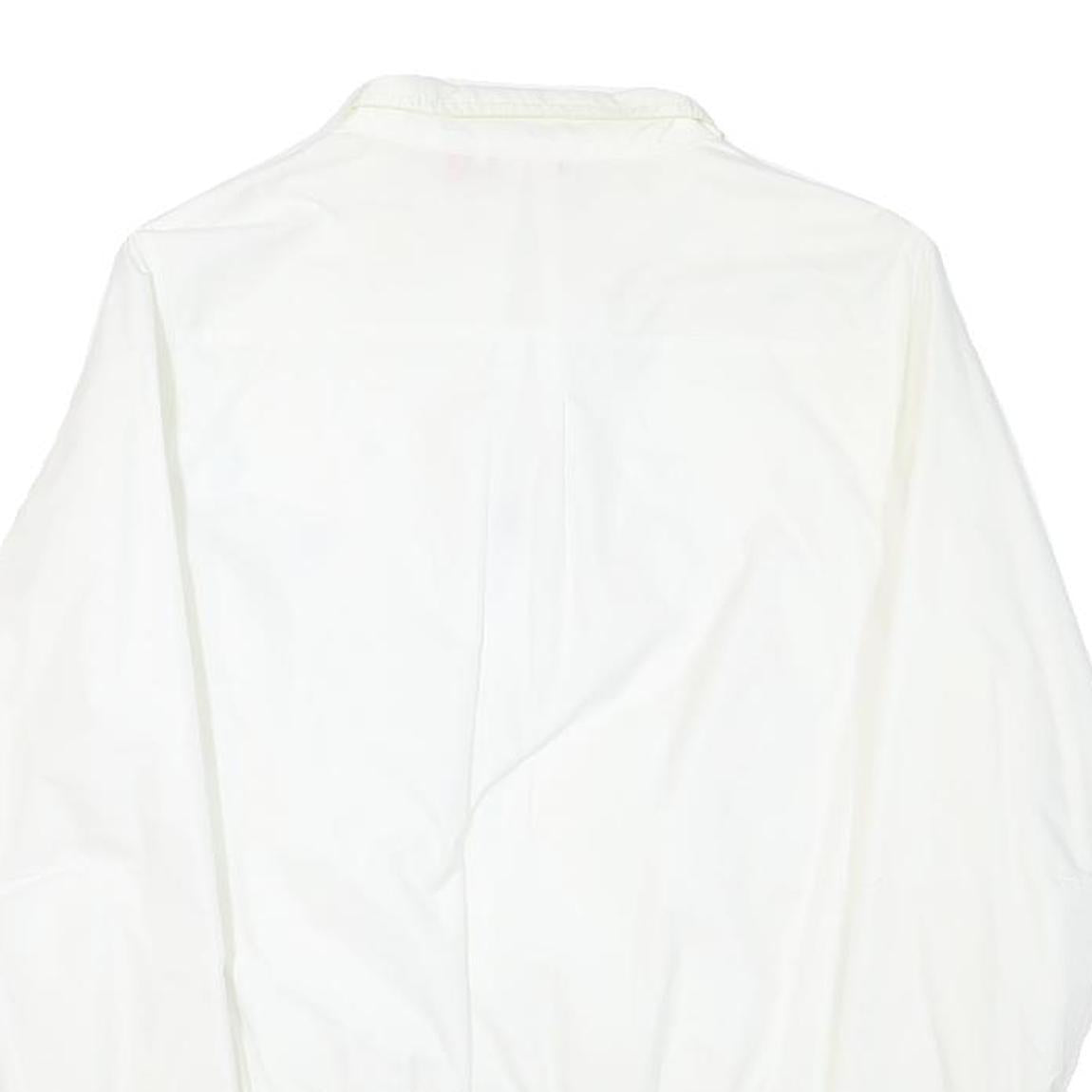 PUMA Womens White Polyester Blend Bomber Jacket UK 10 Plain Zip Casual Outerwear