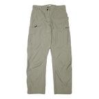 JACK WOLFSKIN Womens Regular Beige Outdoor Cargo Trousers W30 L31 Polyester