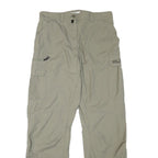 JACK WOLFSKIN Womens Regular Beige Outdoor Cargo Trousers W30 L31 Polyester