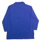 DORABELLA Womens Top Blue Collared 3/4 Sleeve 90s L