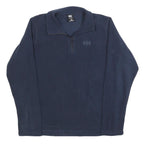 HELLY HANSEN Mens Navy Plain Pullover Jumper Half Zip S Outdoor Casual