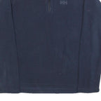 HELLY HANSEN Mens Navy Plain Pullover Jumper Half Zip S Outdoor Casual