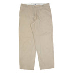 CHAPS Chino Mens Trousers Beige Regular Straight W36 L32