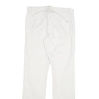 CALVIN KLEIN Mens Cotton White Slim Tapered Trousers W30 L31 Smart Casual