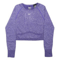 EVERLAST Womens Purple Sports Top Long Sleeve Crew Neck UK 10 Lightweight