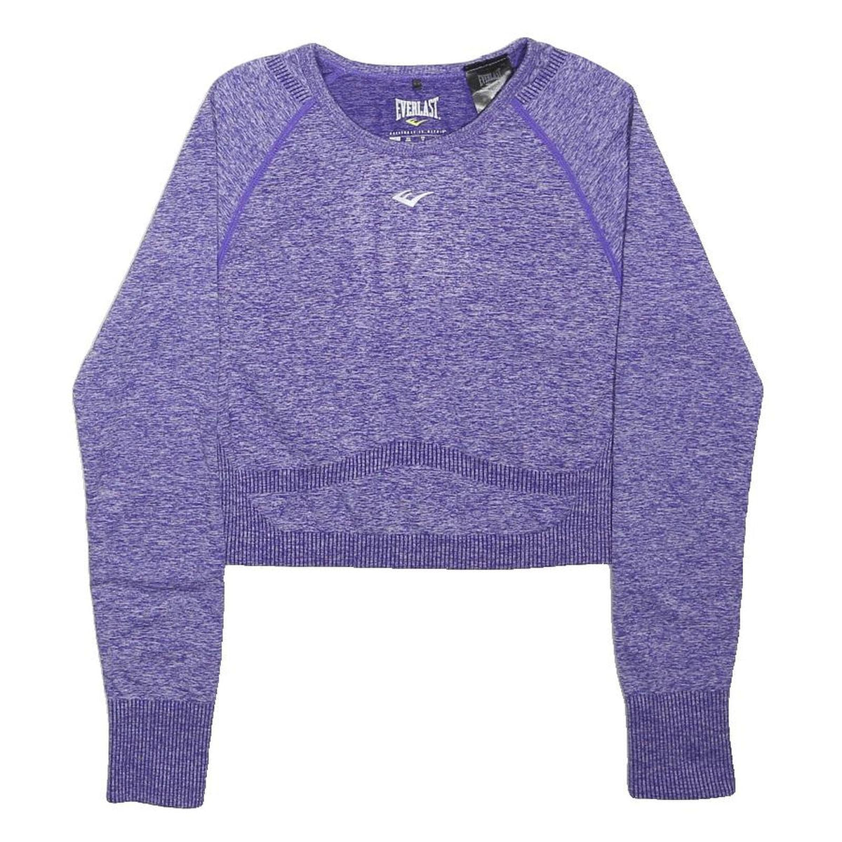 EVERLAST Womens Purple Sports Top Long Sleeve Crew Neck UK 10 Lightweight