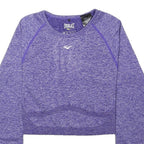 EVERLAST Womens Purple Sports Top Long Sleeve Crew Neck UK 10 Lightweight