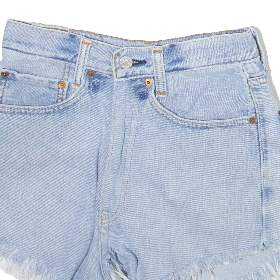 LEVI'S Altered Womens Denim Shorts Blue M W24