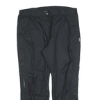 SCHOFFEL Womens Polyester Blend Black Regular Leg Trousers W40 L30 Outdoor Zip