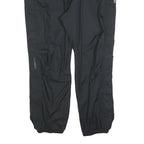 SCHOFFEL Womens Polyester Blend Black Regular Leg Trousers W40 L30 Outdoor Zip
