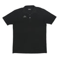 KAPPA Mens Black Short Sleeve Plain 3XL Cotton Polo Shirt Classic Fit