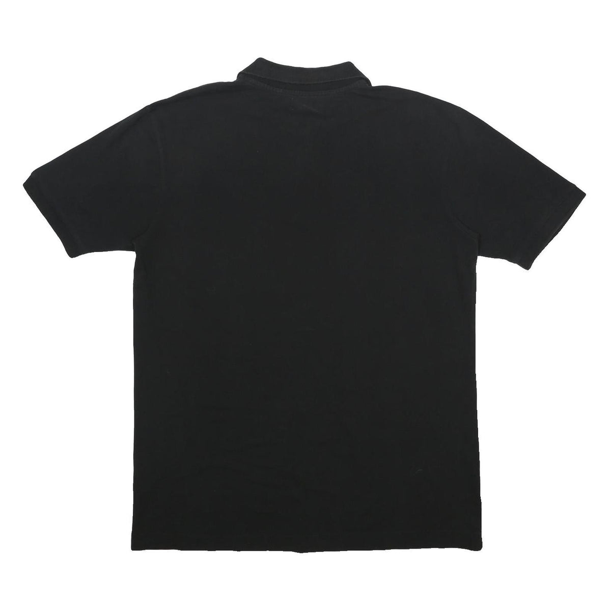 KAPPA Mens Black Short Sleeve Plain 3XL Cotton Polo Shirt Classic Fit