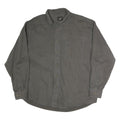 J.RIGGINGS Mens Grey Cotton Shirt M Casual Button Front Workwear