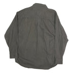 J.RIGGINGS Mens Grey Cotton Shirt M Casual Button Front Workwear
