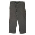 CARHARTT Lined Workwear Mens Jeans Grey Relaxed Tapered W40 L30