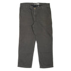 CARHARTT Lined Workwear Mens Jeans Grey Relaxed Tapered W40 L30