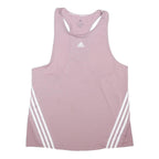 ADIDAS Womens Pink Racerback Sports Vest Top Sleeveless M Polyester Blend