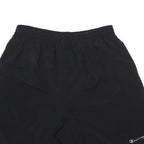 CHAMPION Mens Black Nylon Casual Shorts L W28 Lightweight Sportswear