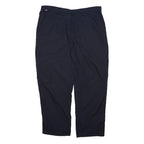 CARHARTT Mens Cotton Blend Navy Regular Fit Straight Leg Trousers W38 L30