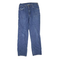 DICKIES Mens Regular Fit Straight Leg Denim Medium Blue W30 L32 Cotton Blend Zip