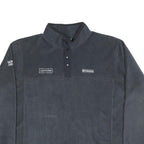 COLUMBIA Mens Black Pullover Fleece Ski Jumper Stand-Up Collar XL Outdoor Warm