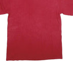 CHAMPION Mens Red Indiana Soccer T-Shirt L Short Sleeve Crew Neck Cotton Casual