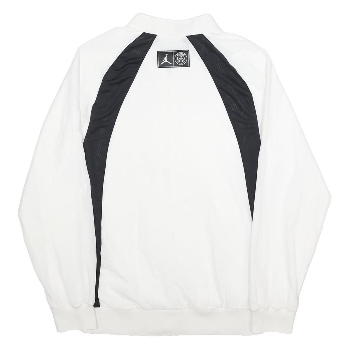 AIR JORDAN Mens White & Black Paris Saint-Germain Jacket XS Nylon Zip