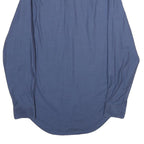 CALVIN KLEIN Mens Blue Plain Shirt S Classic Long Sleeve Button Fastening