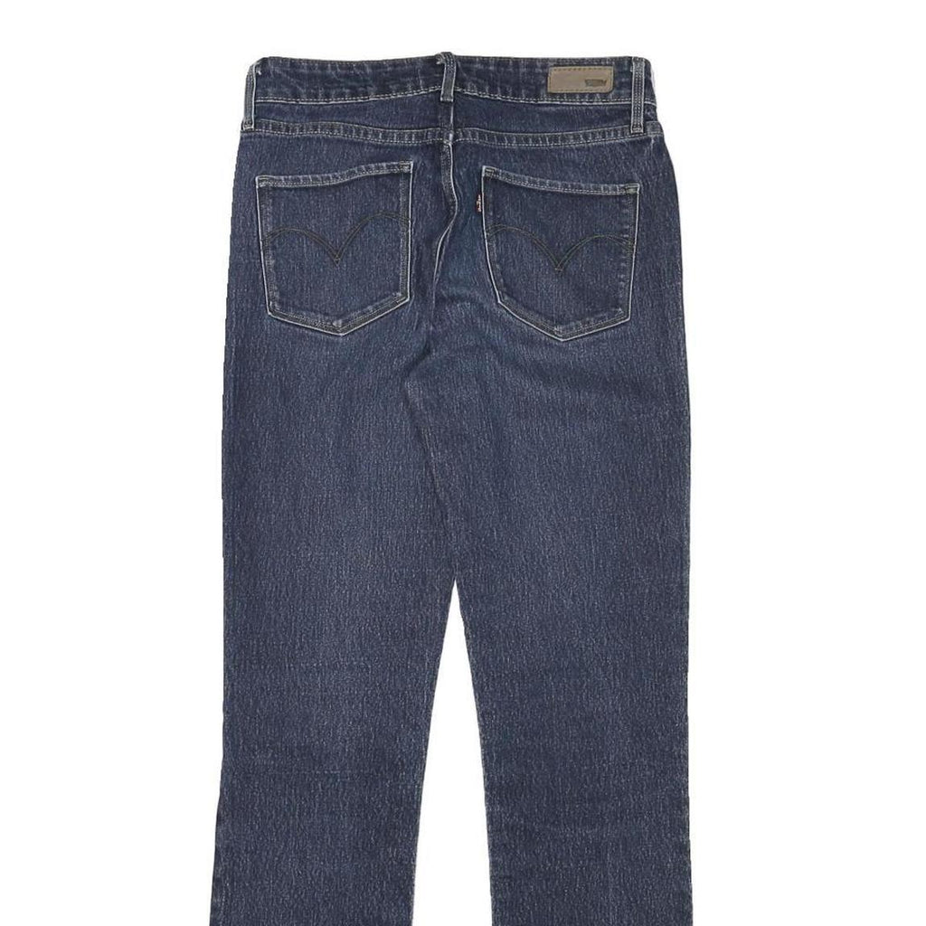 LEVI'S Womens Regular Fit Denim Jeans Dark Blue W27 L30 Classic Cotton Blend Zip