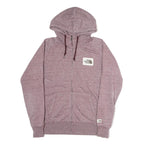 THE NORTH FACE Womens Pink Full Zip Hoodie M Cotton Blend Casual Outdoor Wear